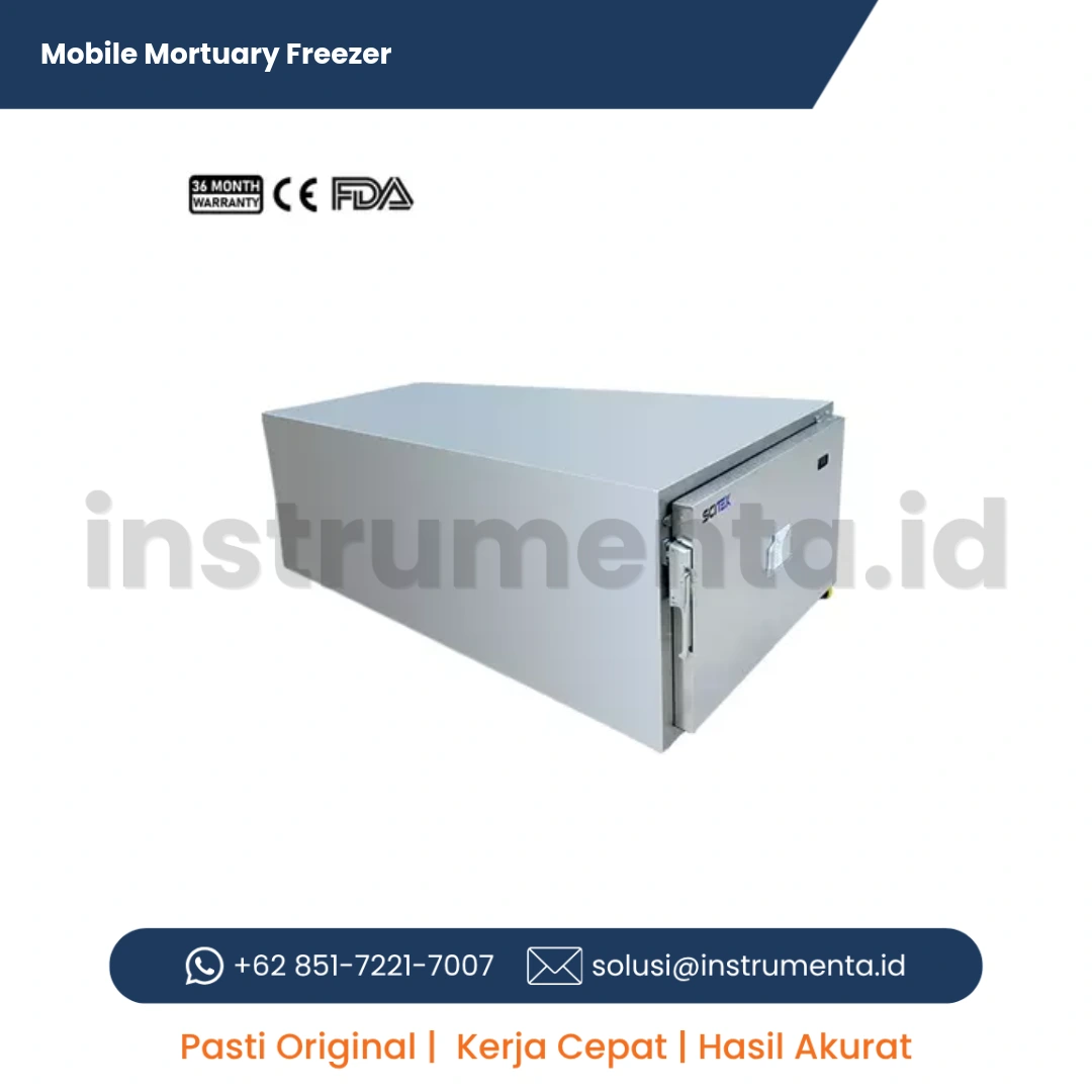 Supplier Mobile Mortuary Freezer Scitek CR-P Series Pembeku Jenazah Kamar Mayat Rumah Sakit Forensik dengan IoT Remote Control